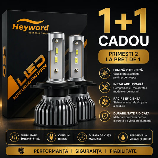 Becuri ULTRA-LED Auto Universale (H4 sau H7)