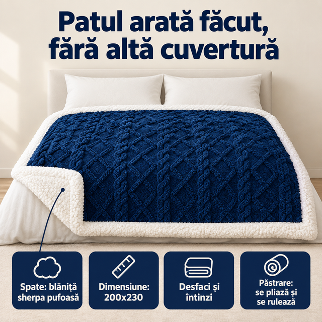 Blăniță sherpa moale