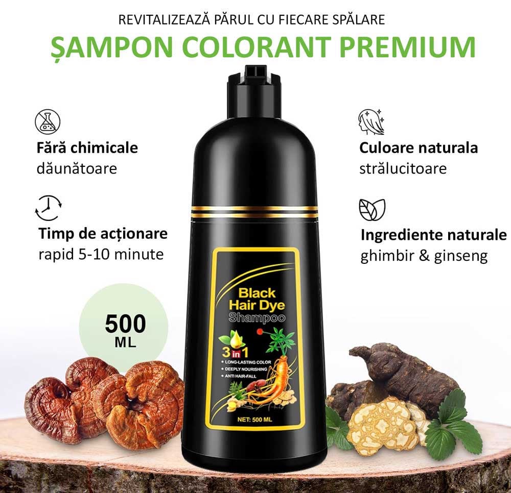 PărTânăr™ Șampon 3 în 1 Colorarea Părului și Acoperirea Părului Gri 1 Kg